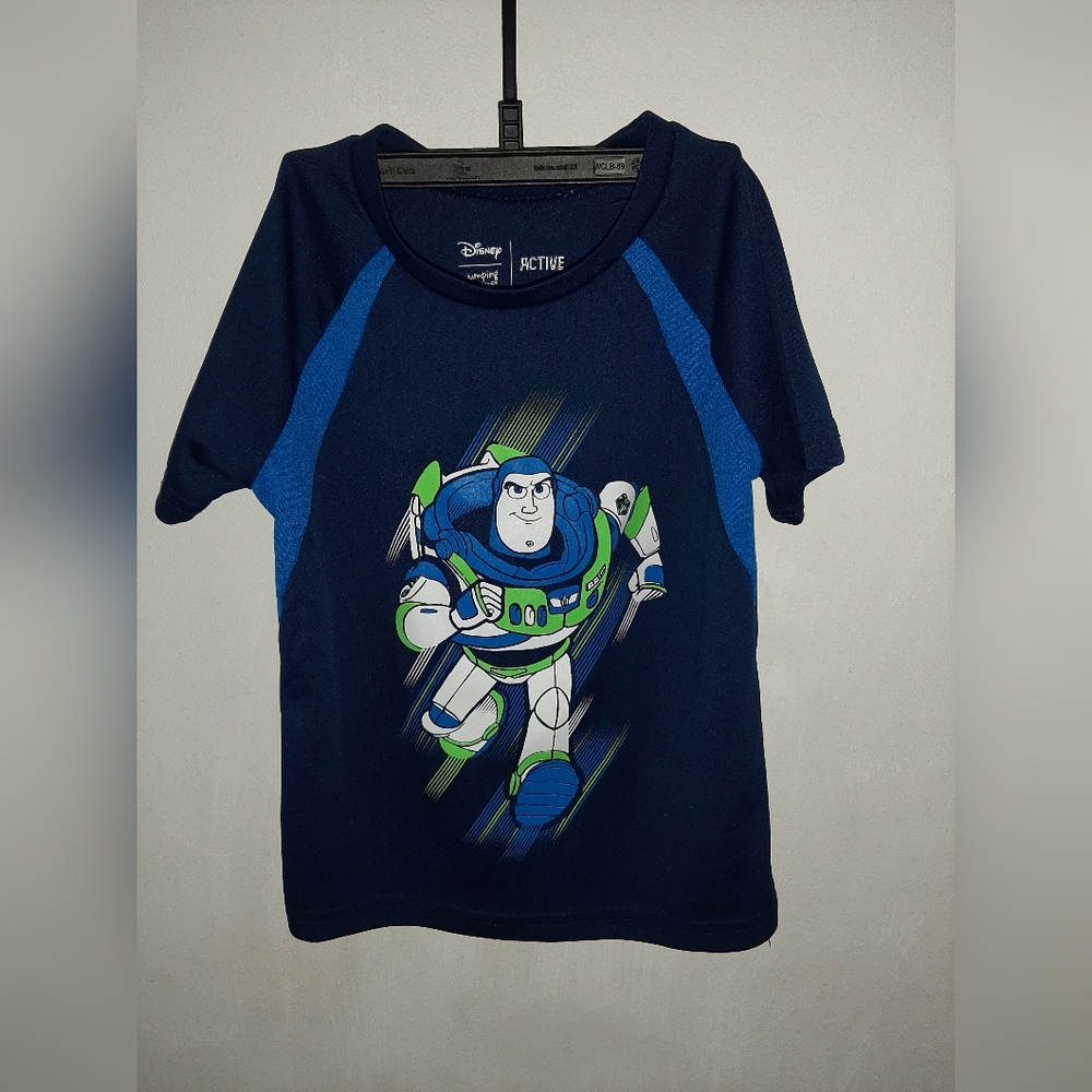 Boys Buzz Lightyear T-Shirt Toy Story Jumping Beans Active Short Sleeve/Sz 2T